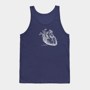 One heart, tilted to the left Tank Top